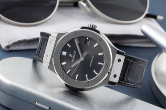 Thumbnail von Hublot Classic Fusion Racing Grey Titan Automatik Ref. 565.NX.7071.LR Box & Papiere 2019