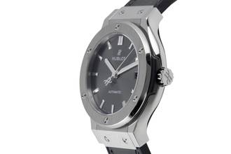 Thumbnail von Hublot Classic Fusion Racing Grey Titan Automatik Ref. 565.NX.7071.LR Box & Papiere 2019