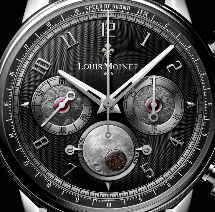  Louis Moinet Speed of Sound Black Titanium Valjoux 88 Limited Edition only 3 pieces 