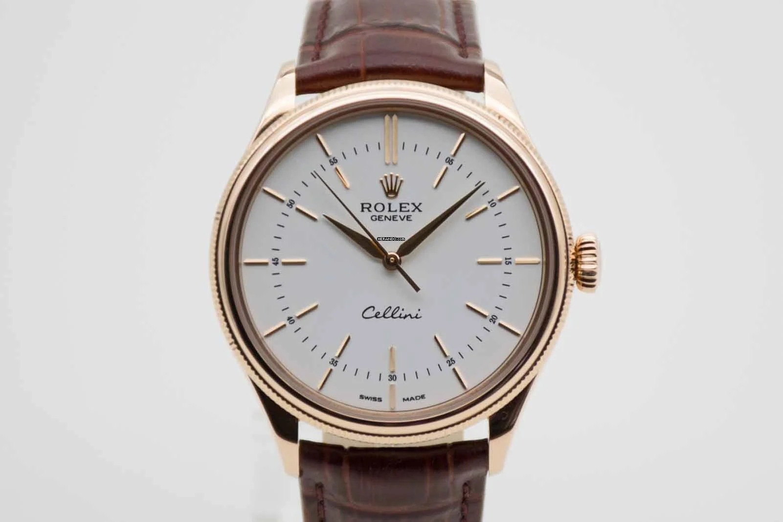Rolex Cellini Time 50505 Rosé Gold perfektes Set aus 2019