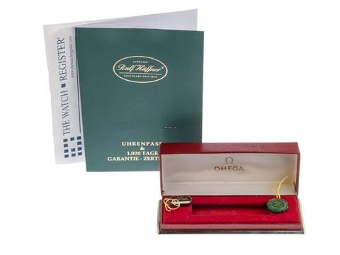  Omega Genève Ref.165.041 1969 original Box sehr Gut Vintage Geneve Automatic 