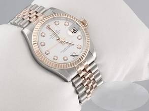 Thumbnail von Rolex Datejust 31 31mm 178271 2018 Edelstahl Rosegold 750 Diamanten Automatik Stainless Steel 18kt Rose Gold Jubilé-band Chronometer White Dial