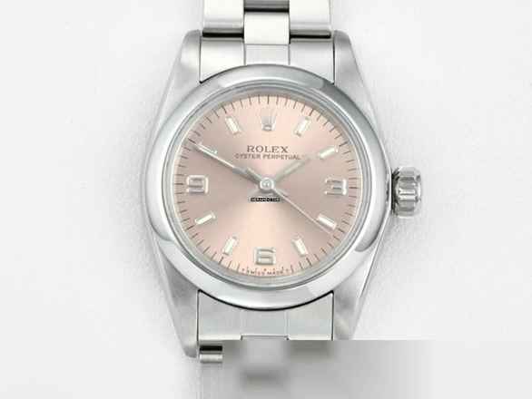  Rolex Oyster Perpetual 26 Lady Oyster Perpetual 26mm Edelstahl Automatik Stahl Damen Stainless Steel Oyster-band 