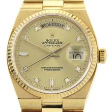 Thumbnail von Rolex Day-Date Oysterquartz Diamond Dial Ref.19018