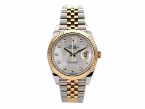 Thumbnail von Rolex Datejust 41 Edelstahl Gelbgold 126333 Perlmutt DIA Jubile-B