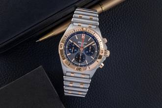 Thumbnail von Breitling Chronomat 42 B01 Stahl / Gold Automatik Ref. UB0134101B1U1
