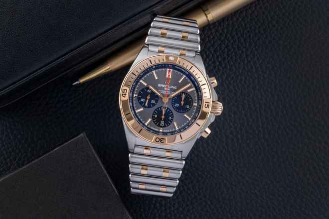  Breitling Chronomat 42 B01 Stahl / Gold Automatik Ref. UB0134101B1U1 