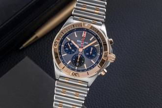 Thumbnail von Breitling Chronomat 42 B01 Stahl / Gold Automatik Ref. UB0134101B1U1