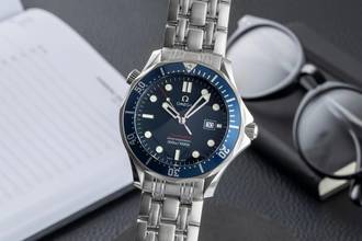 Thumbnail von Omega Seamaster Diver 300 M Red Professional Diver 300M Edelstahl Herrenuhr Ref 2221.80.00
