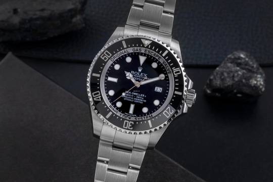  Rolex Sea-Dweller Deepsea Black Dial Oyster Stahl Automatik Ref. 116660 B&P 2013 
