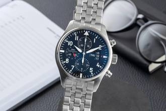 Thumbnail von IWC Fliegeruhr Chronograph Pilot Fliegeruhr Chronograph Automatik Herrenuhr Ref. IW377701