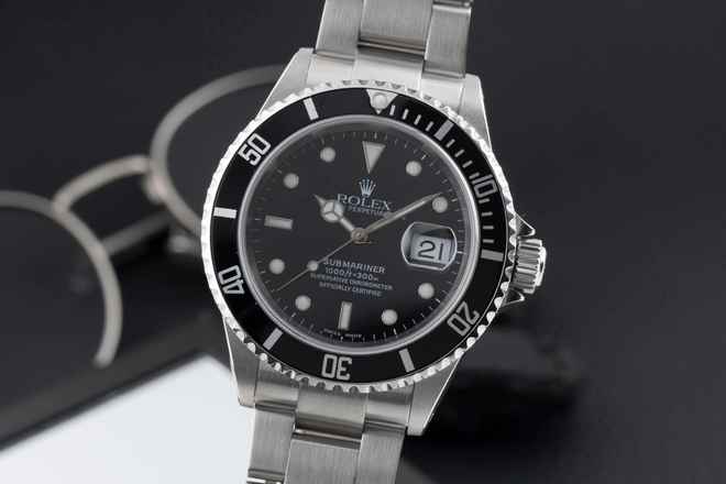  Rolex Submariner Date 40 Stahl Automatik Herrenuhr Ref. 16610 Y-Serie 