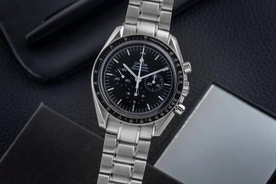  Omega Speedmaster Professional Moonwatch Stahl Handaufzug Ref. 311.30.42.30.01.005 B&P 2017 