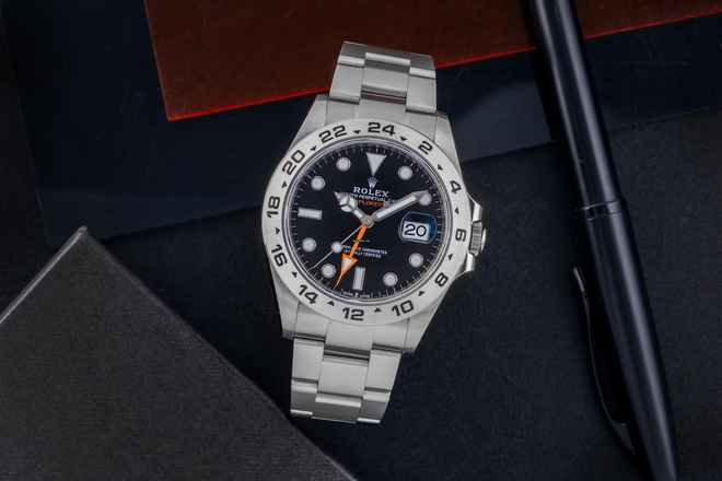  Rolex Explorer II Automatik Edelstahl Herrenuhr Ref. 226570 Box & Papiere 2023 