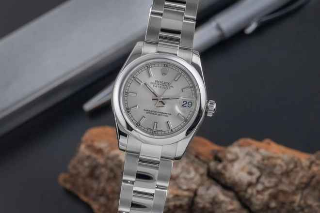  Rolex Datejust 31 Stahl Automatik Damenuhr Ref. 178240 Box & Papiere 2012 