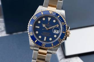 Thumbnail von Rolex Submariner Date Stahl / Gold Oyster Perpetual Ref. 116613LB Papiere 2013