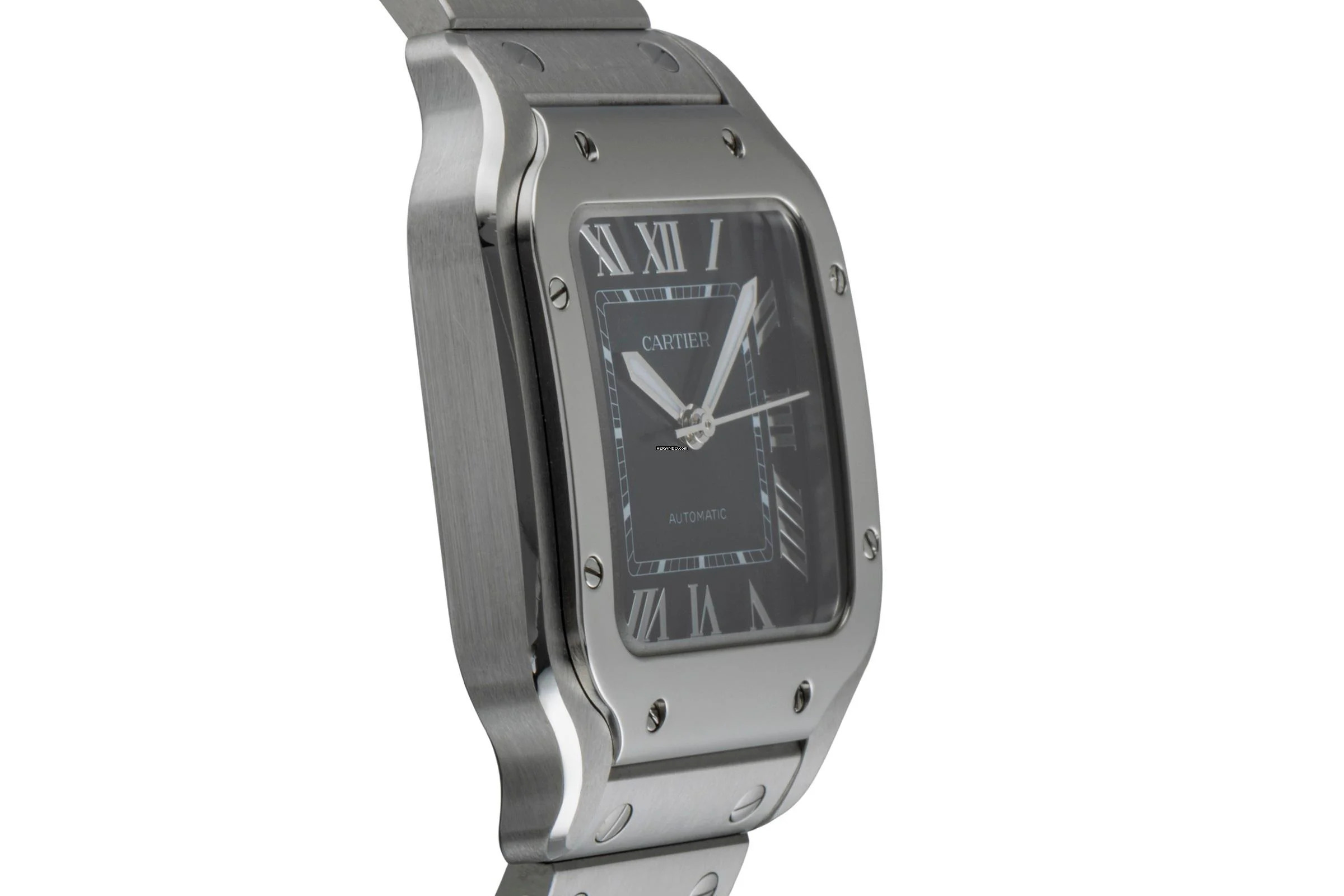 Thumbnail von Cartier Santos de Cartier Stahl Automatik Herrenuhr Ref. WSSA00061