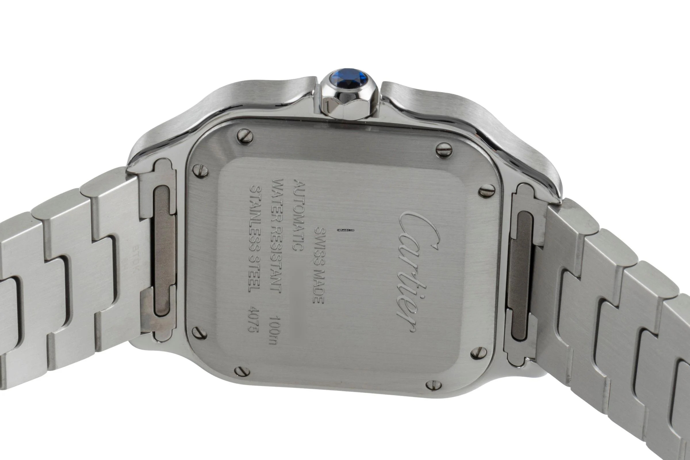 Thumbnail von Cartier Santos de Cartier Stahl Automatik Herrenuhr Ref. WSSA00061