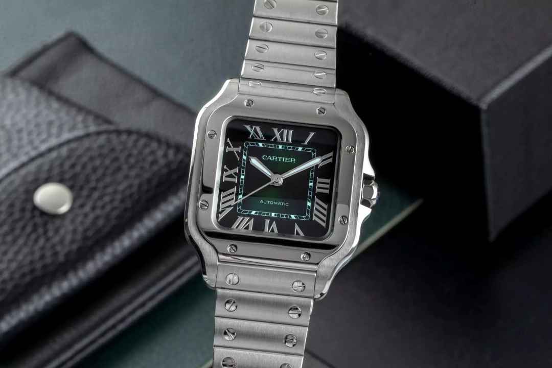  Cartier Santos de Cartier Stahl Automatik Herrenuhr Ref. WSSA00061 