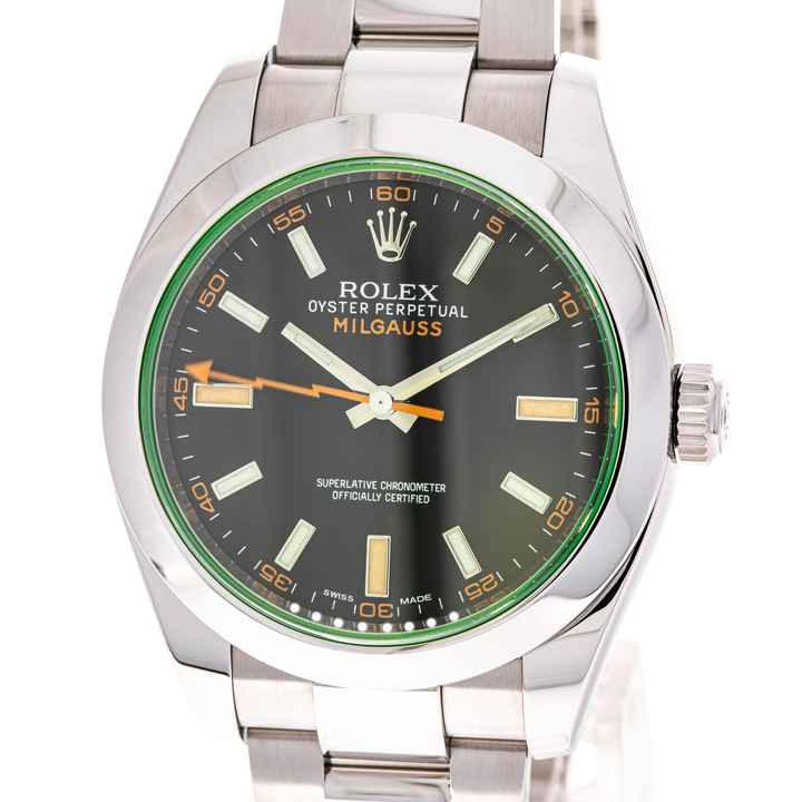  Rolex Milgauss 40 Black Orange – 116400GV – like NEW – 08/2019 Full Set 