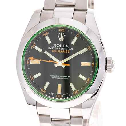  Rolex Milgauss 40 Black Orange – 116400GV – like NEW – 08/2019 Full Set 