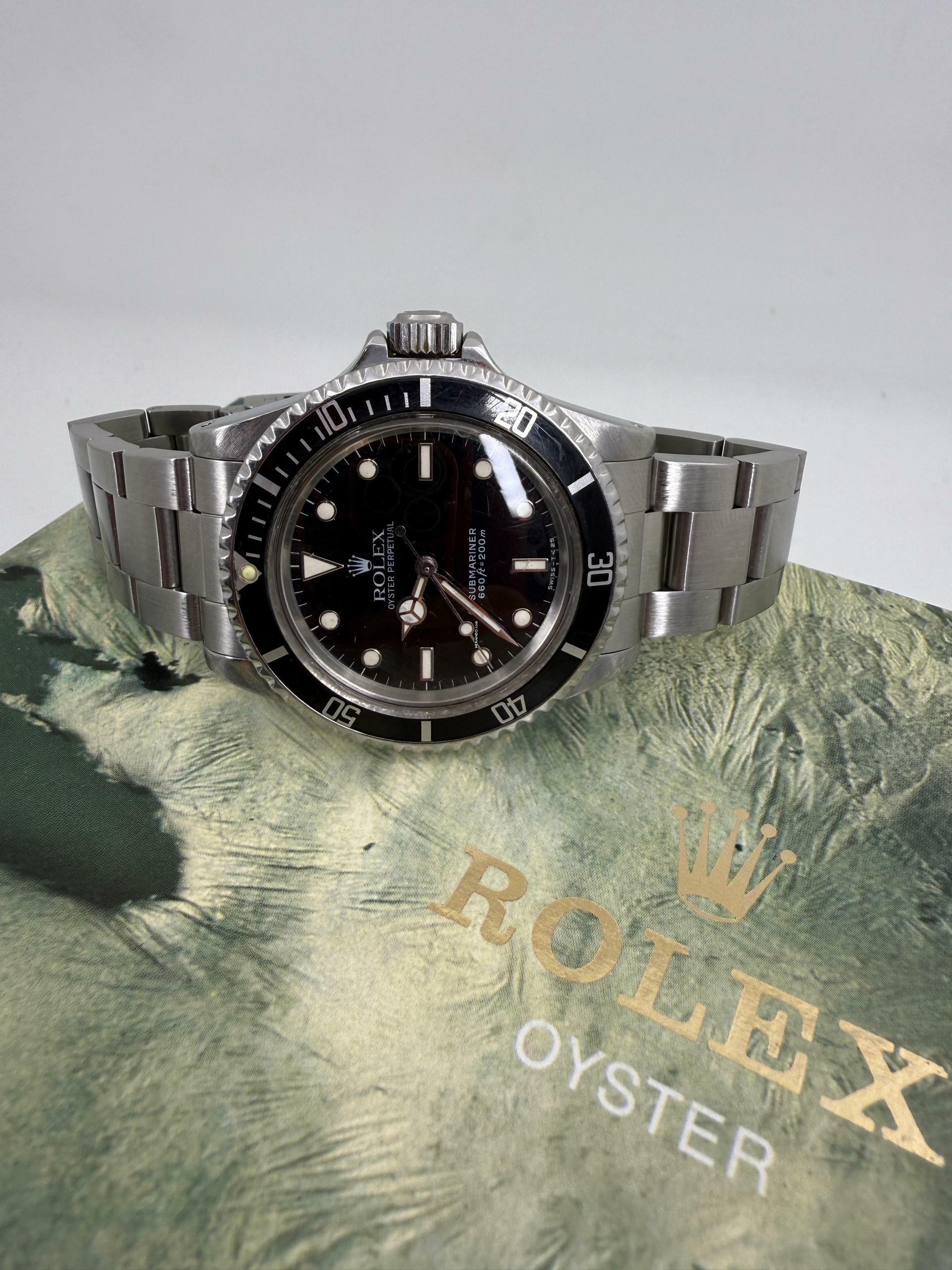 Thumbnail von Rolex Submariner (No Date) 5513 Glossy Dial Full Set circle 1987