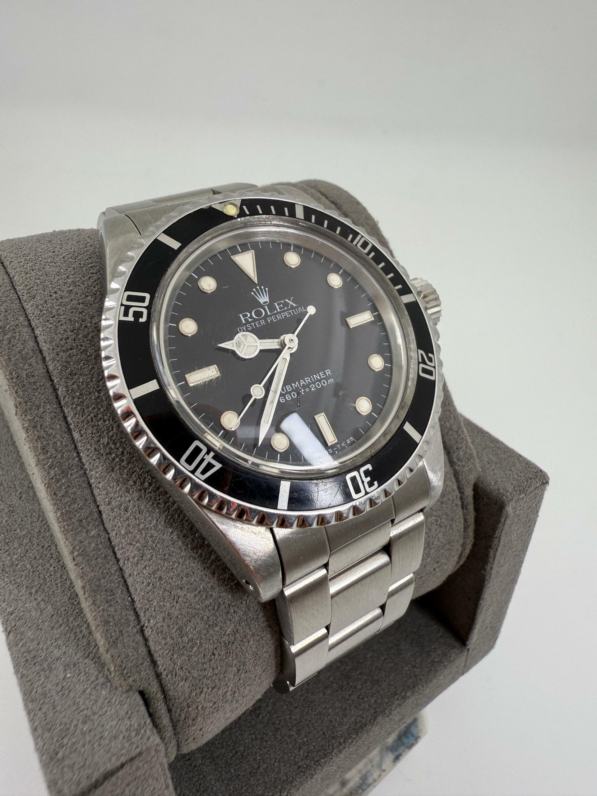 Thumbnail von Rolex Submariner (No Date) 5513 Glossy Dial Full Set circle 1987