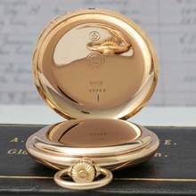 Thumbnail von A. Lange & Söhne 55mm 135g Schwere 18k Gold 1A Savonette Taschenuhr m. Box und Zertifikat 1905 Neuwertiger Zustand