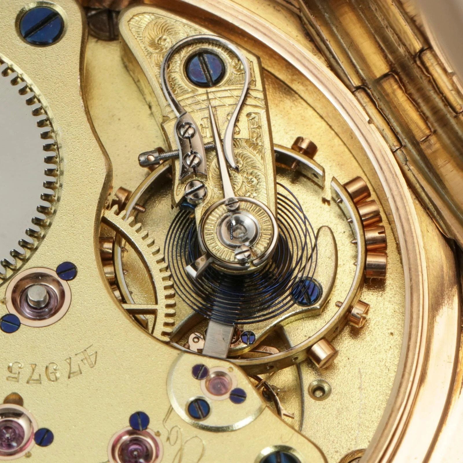 Thumbnail von A. Lange & Söhne 55mm 135g Schwere 18k Gold 1A Savonette Taschenuhr m. Box und Zertifikat 1905 Neuwertiger Zustand