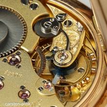 Thumbnail von J. Assmann 54mm 117gr Qualität 1A Savonette Taschenuhr 14k Gold original Box 1910. Ungetragen