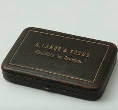 Thumbnail von A. Lange & Söhne Full Set 18k Gold 1A Gangprüfung der Sternwarte Savonette Taschenuhr 1904 keinerlei Inskriptionen mit Museums-Zertifikat