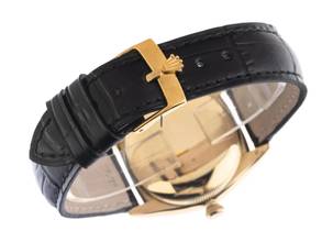 Thumbnail von Rolex Oyster Perpetual Bubble Back Ref.3131 1946 original Box sehr gut Vintage Oyster Perpetual Bubble Back 14kt Gelbgold