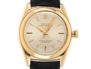 Thumbnail von Rolex Oyster Perpetual Bubble Back Ref.3131 1946 original Box sehr gut Vintage Oyster Perpetual Bubble Back 14kt Gelbgold
