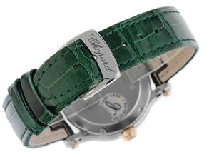 Thumbnail von Chopard Happy Sport Ref.278582-6007 2021 Full Set wie Neu Happy Sport Green Dial Diamanten