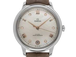 Thumbnail von Omega De Ville Prestige Ref.434.13.34.20.55.001 2026 Full Set Ungetragen De Ville Prestige Diamanten Perlmutt
