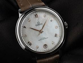 Thumbnail von Omega De Ville Prestige Ref.434.13.34.20.55.001 2026 Full Set Ungetragen De Ville Prestige Diamanten Perlmutt