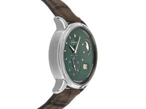 Thumbnail von Glashütte Original PanoMaticLunar Ref.1-90-02-13-32-62 2026 Full Set Ungetragen PanoMaticLunar Mondphase Green Dial Faltschließe