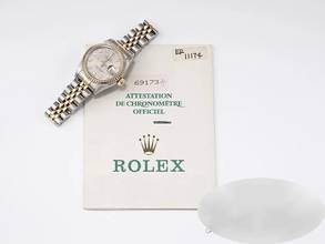 Thumbnail von Rolex Lady-Datejust Edelstahl Gelbgold 750 Diamanten Automatik Gold Stahl Stainless Steel 18kt Yellow Gold Jubilé-band Chronometer Oyster