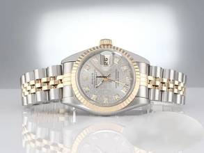 Thumbnail von Rolex Lady-Datejust Edelstahl Gelbgold 750 Diamanten Automatik Gold Stahl Stainless Steel 18kt Yellow Gold Jubilé-band Chronometer Oyster