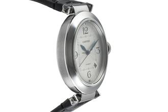 Thumbnail von Cartier Pasha 41 Automatik Datum Stahl Herrenuhr Ref. WSPA0010 Papiere 2021