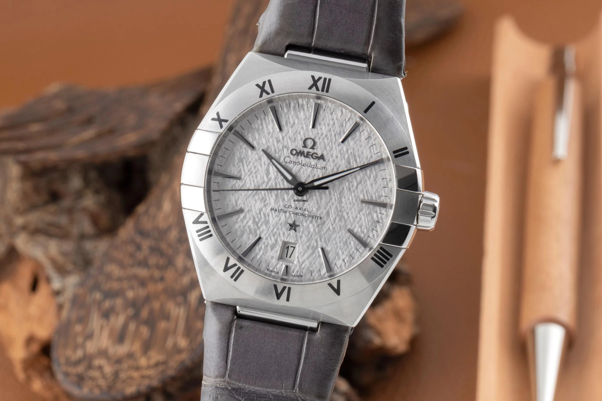 Omega Constellation Stahl Automatik Herrenuhr Ref. 131.13.39.20.06.001 Papiere