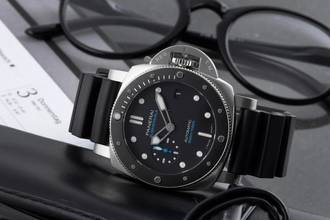 Thumbnail von Panerai Submersible Automatik Herrenuhr Ref. PAM02683 B&P 2023