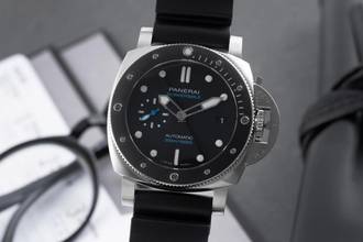 Thumbnail von Panerai Submersible Automatik Herrenuhr Ref. PAM02683 B&P 2023