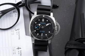 Thumbnail von Panerai Submersible Automatik Herrenuhr Ref. PAM02683 B&P 2023