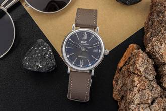 Thumbnail von IWC Portofino Automatic 37 Diamanten Automatik Stahl Herrenuhr Ref. IW458603