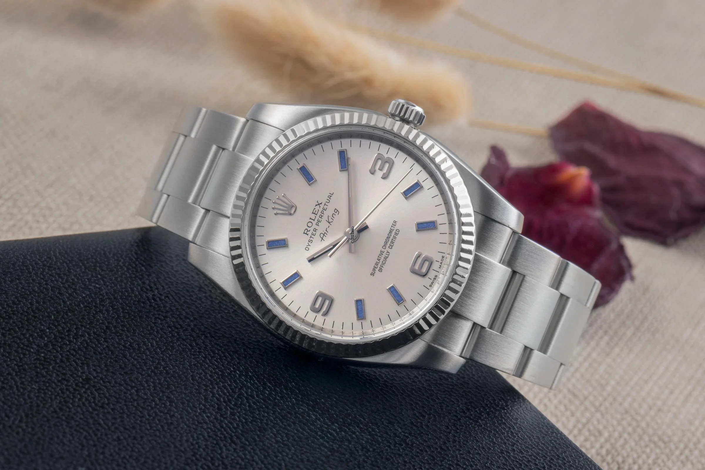 Thumbnail von Rolex Air King Stahl / Weissgold Automatik Herren Oyster Ref.114234 Papiere 2008