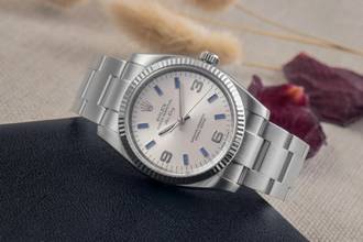 Thumbnail von Rolex Air King Stahl / Weissgold Automatik Herren Oyster Ref.114234 Papiere 2008