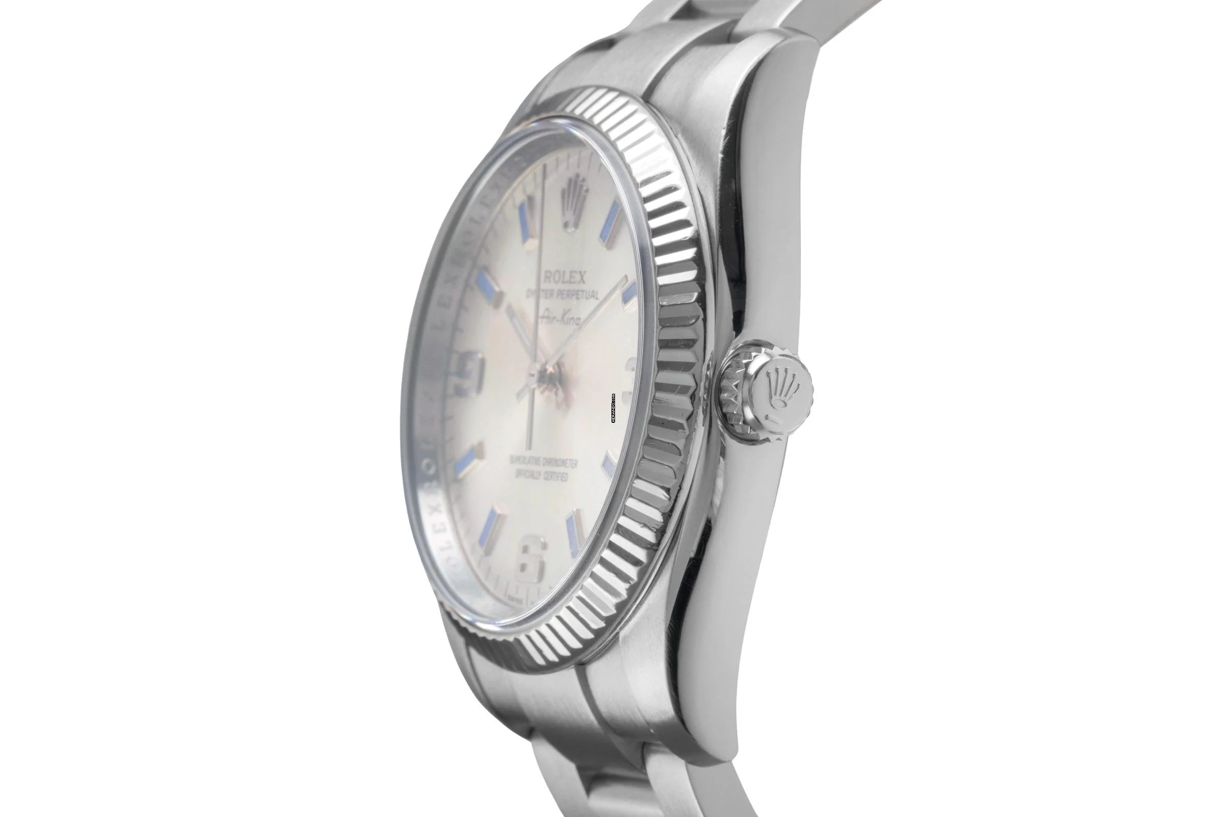 Thumbnail von Rolex Air King Stahl / Weissgold Automatik Herren Oyster Ref.114234 Papiere 2008