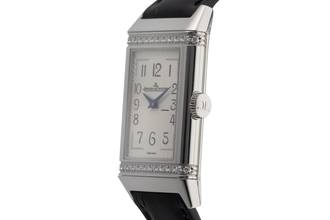 Thumbnail von Jaeger-LeCoultre Reverso Lady Stahl Quarz Diamonds Damenuhr Ref. Q3288420 201.8.47