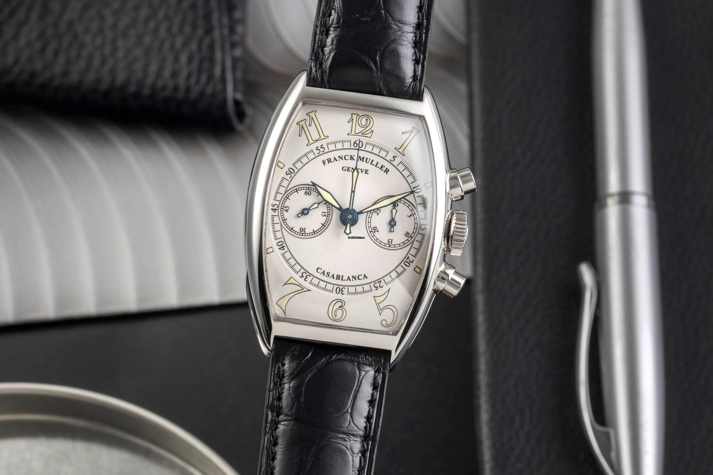  Franck Muller Casablanca Handaufzug Herrenuhr Ref. 5850 C CC Klassiker 